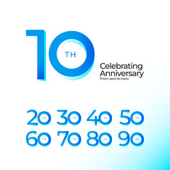 anniversary celebrations Logo Colletions Template