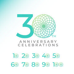 anniversary celebrations Logo Colletions Template