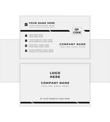 Modern business card design template. clean composition design. visiting card. print design. vector illustration. 
                 