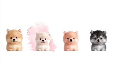 Obraz premium Cute bunny christmas. Adorable fluffy rabbit winter holiday celebration.