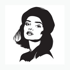 portrait of a young woman