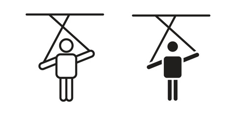 Puppet icon Vector simple flat graphic illustration.