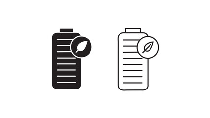 Green Battery Icon - Eco-Friendly Energy