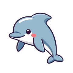 Simplified, Contoured Dolphin Design