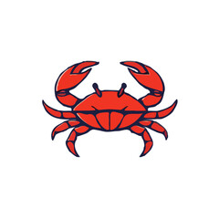 Simple, Contoured Crab 