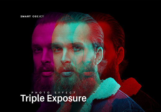 Triple Exposure Photo Effect