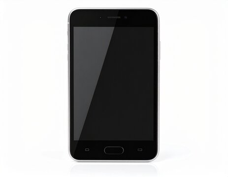 Glossy black smartphone