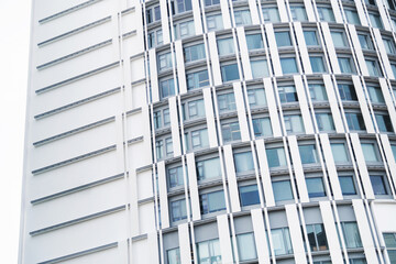 Facade of modern office building