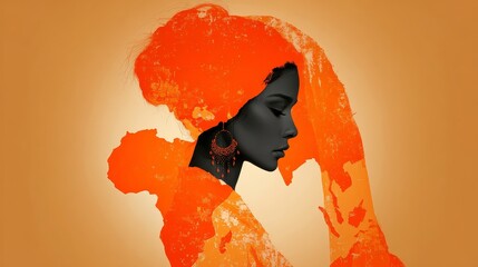 Silhouette for International Widows Day Awareness