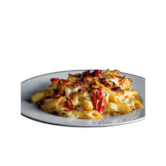 Creamy Baked Penne Pasta with Sun-dried Tomatoes and Cheese