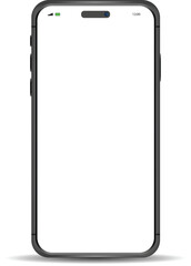 mobile phone isolated on white background