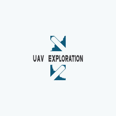    Flying camera, transportation gadget, robot dron Isolated vector icon. Flat illustration.Drone, UAV shop logo, poster.Vector illustration