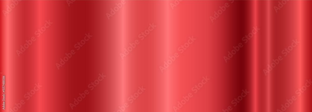 Poster A shiny background with a red gradient. The effect of metallic texture. The red gradient. Vector EPS 10.