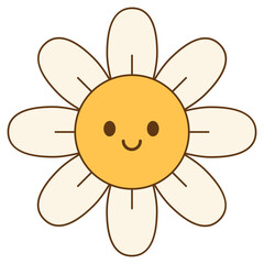 Groovy Flower Illustration