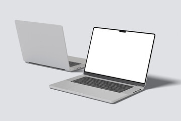 Fototapeta premium Laptop Screen Blank Mockup
