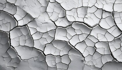 white cracked surface resembling parched earth with intricate fissures and textures banner