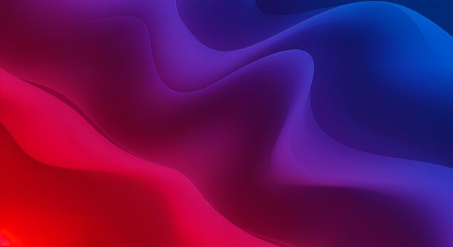 Abstract Gradient Flow Dynamic Waves of Red Purple and Blue Modern Design. - Powered by Adobe