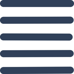 Icône de brouillard en lignes horizontales