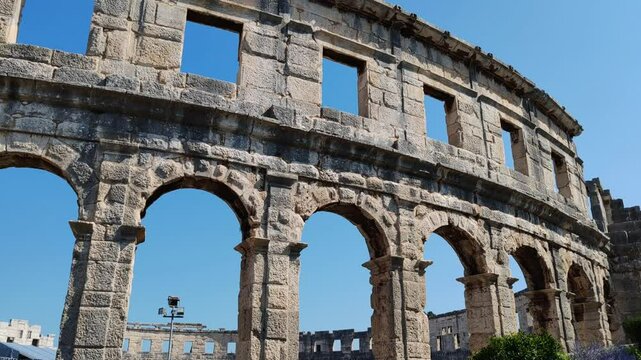 Arena Pula (Roman coloseseum) in Croatia