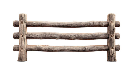 a wooden fence on transparent background PNG
