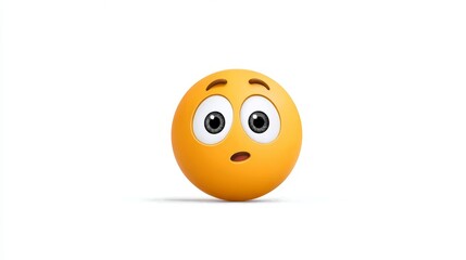 Happy emoji icon with raised eyebrows modern design digital art cheerful environment expressive viewpoint symbol of fun and smile rating