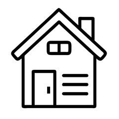 Home vector art on white background