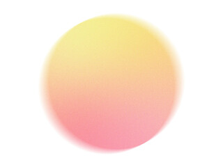 Abstract blurred color gradient circle shape noise texture design element