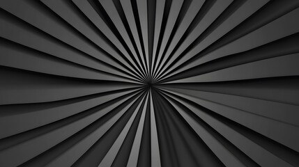 Obraz premium Abstract Black and Grey Radiating Lines Background Design