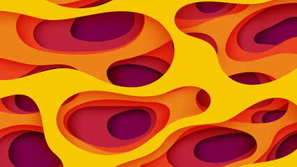 Colorful Abstract Background with Burning Square Pattern and Warm Fire Tones