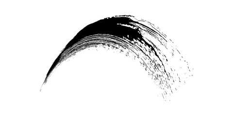 Brush strokes templates, vector grunge paintbrush desing