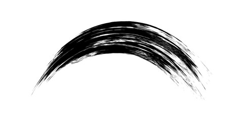 Brush strokes templates, vector grunge paintbrush desing
