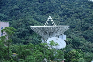 Satellite dish.