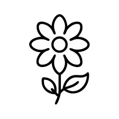 vector illustration of a flower