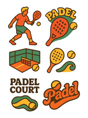 padel tournament element poster 