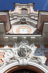 Art Nouveau facade in Riga, Estonia