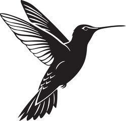 Obraz premium Hummingbird Silhouette – delicate and graceful