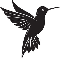 Hummingbird Silhouette – delicate and graceful
