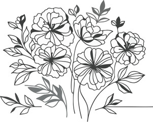 Continuous Line Art of Hands – Elegant Minimal Style