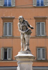 Statue of Luigi Galvani in Bologna, Italy