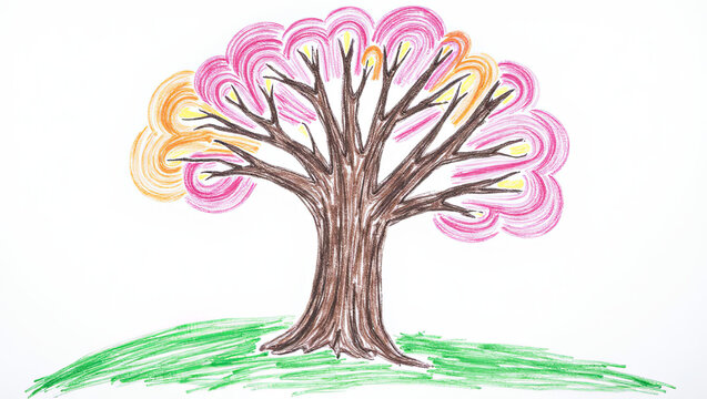 A Tree That Grows Every Time Someone Says Something Kind to Themselves