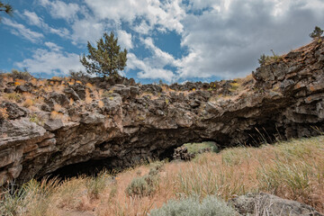 Pluto's Cave lava tube in Northern California