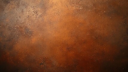 A close-up view of a rusty metal surface with varying shades of brown and orange, showing texture and corrosion patterns.