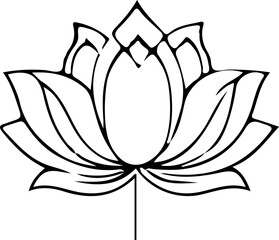 Water Lily Silhouette Vector Art, Water Lily Vector Design, Water Lily Black and White Art, Water Lily Outline Illustration, Water Lily Minimalist Vector, Water Lily Shadow Graphic, Water Lily Floral 