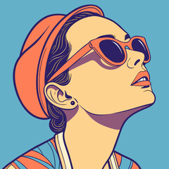 girl in sunglasses