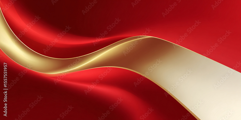 Fototapete abstract luxury background with burgundy and gold wave. design element. place for text. elegant grad
