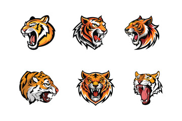 Tiger vector illustration logo design