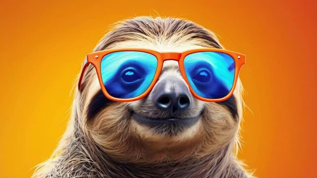 Cool Sloth with Sunglasses.
