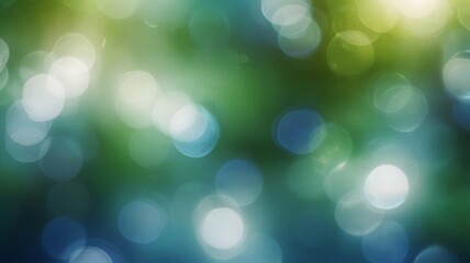 Green Background Blurred with Bokeh