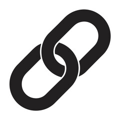 chain link on white background