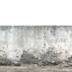 Grungy Concrete Wall Texture Seamless Background for Design Projects white background against transparent Background